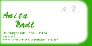 anita madl business card